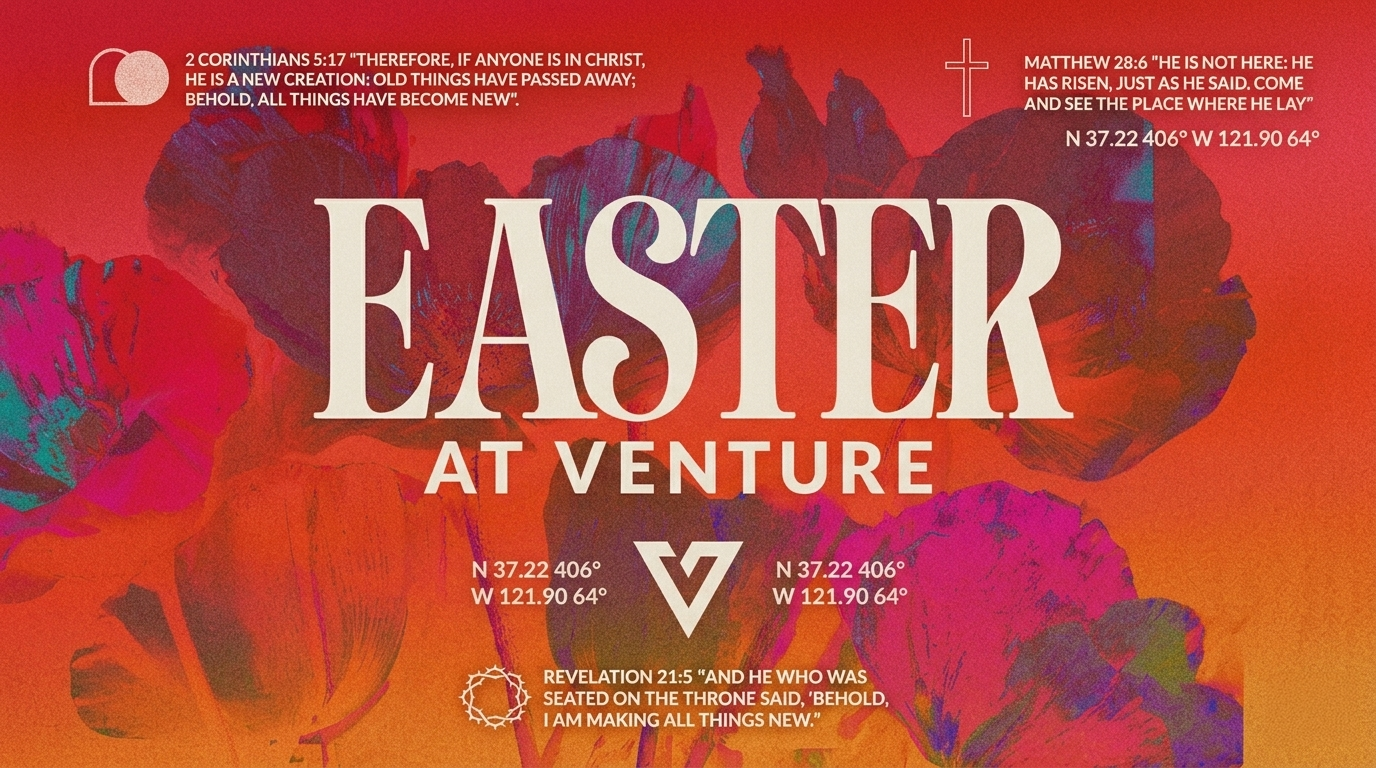 Easter at Venture 2026 series artwork