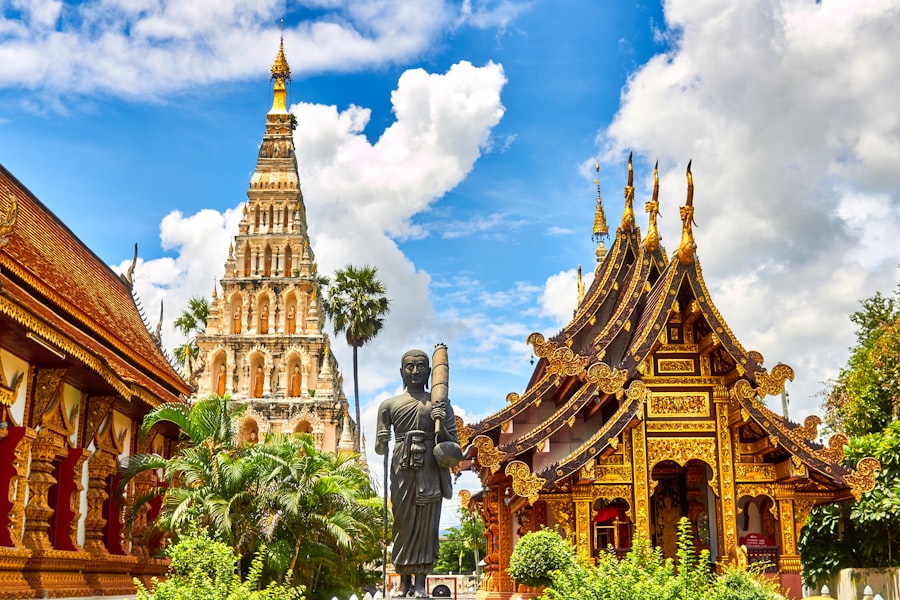 A street scene in Thailand, where this trip serves